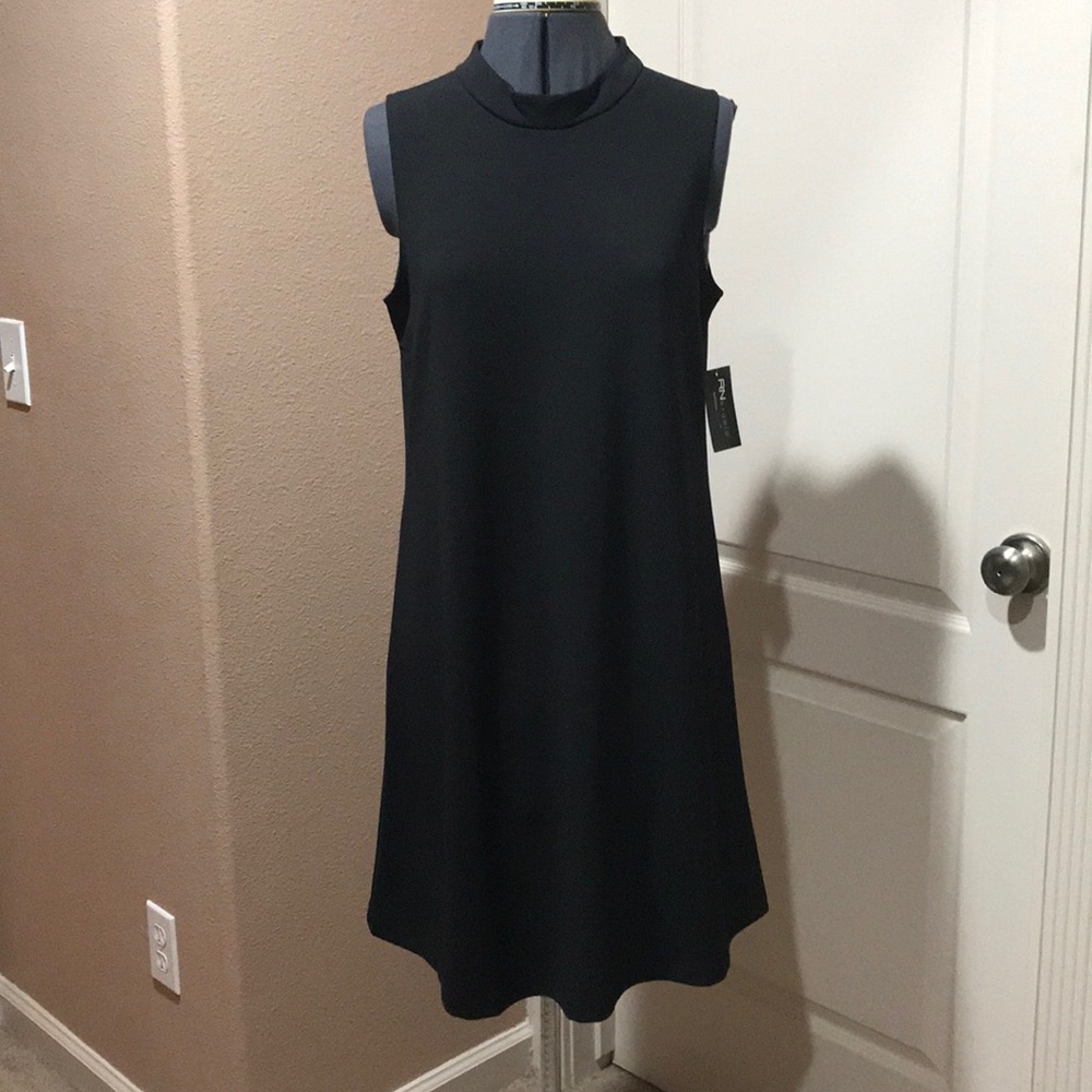 Black A-line Dress